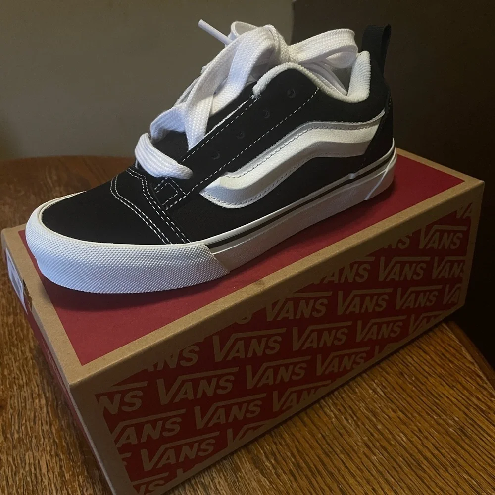 Vans Classic Black and White Skate Shoes